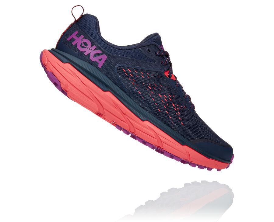 Hoka One One Trail Schoenen Dames - Challenger Atr 6 - Donkerblauw - HO1083752